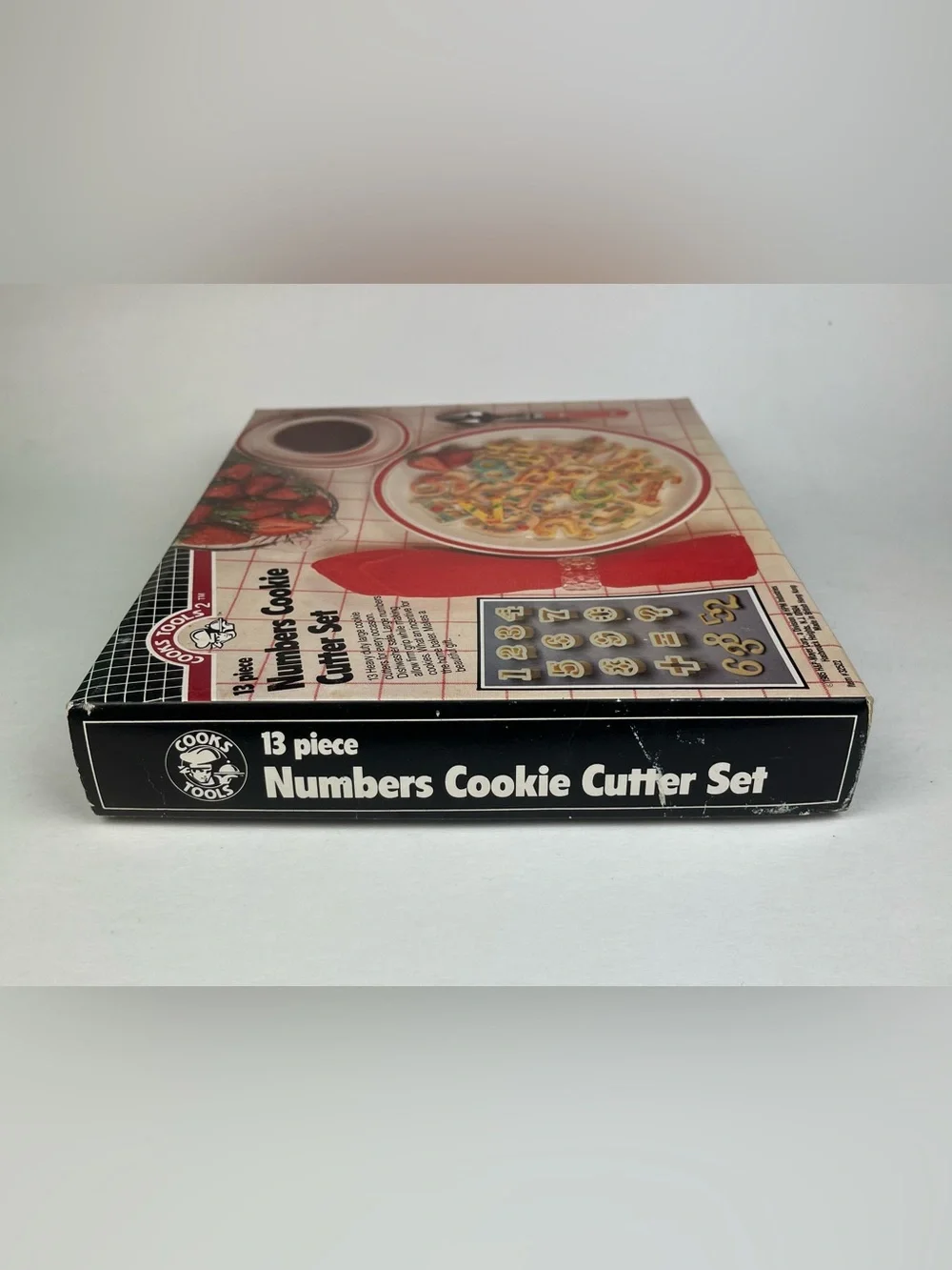 Vintage 80s Cooks Tools 13 Piece Large Numbers Cookie Cutter Set Sealed In Box